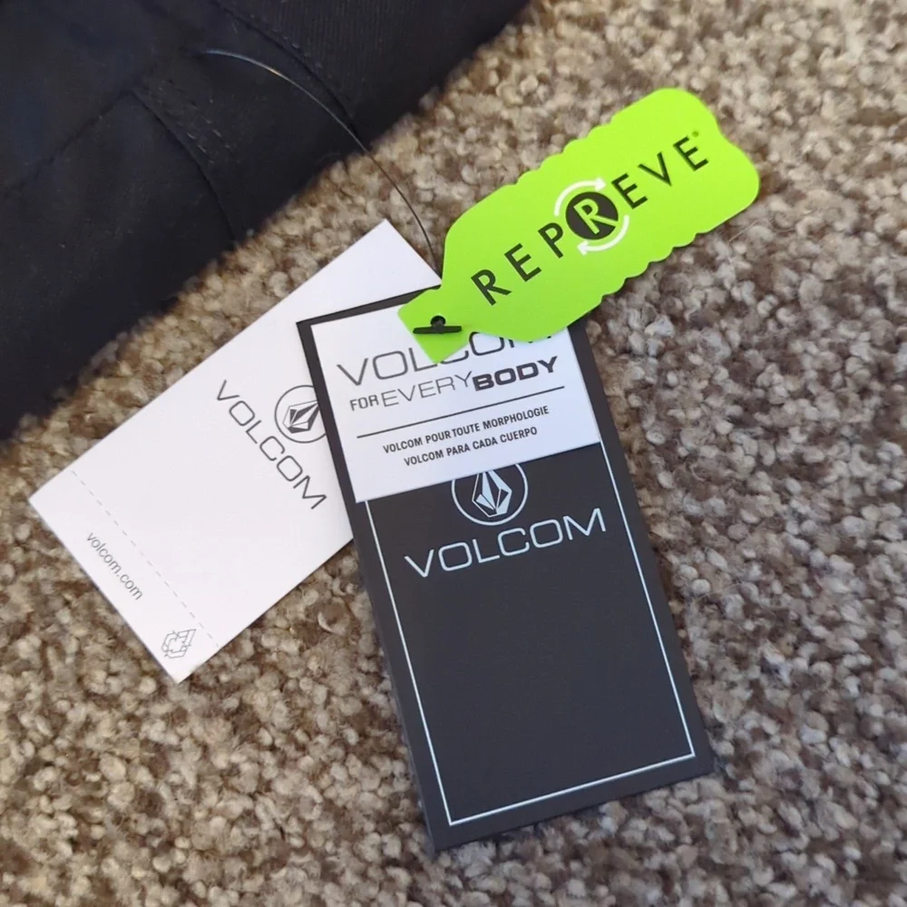 Volcom Frochickie Highrise Ankle Pants Black 26 - Picture 3 of 7